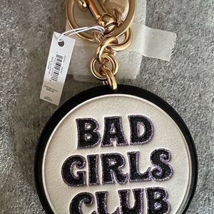 Coach Disney Villains Bad Girls Club Bag Charm In Signature Canvas. NWT!